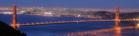 Golden Gate Bridge and San Francisco